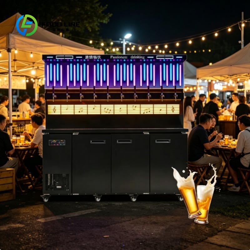 ドラフトビールマシン商業ケゲレータービールクーラーディスペンサーバーレストランパブパーティー飲料機器