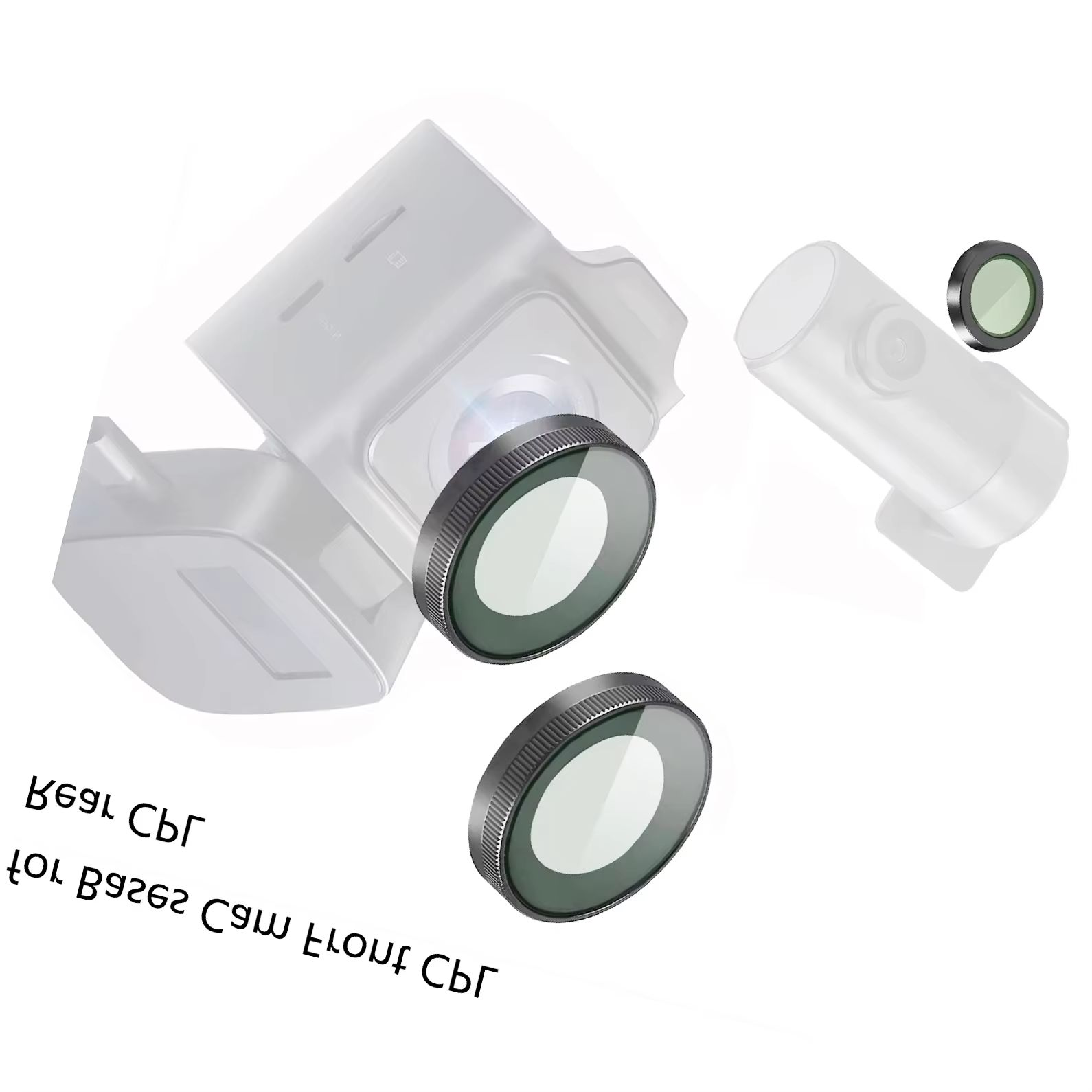 ベース用 車カメラ CPL フィルター ベース用 ダッシュカムレンズ 防塵 アンチグレア CPL フィルター ベース用 バックカメラ CPL フィルター