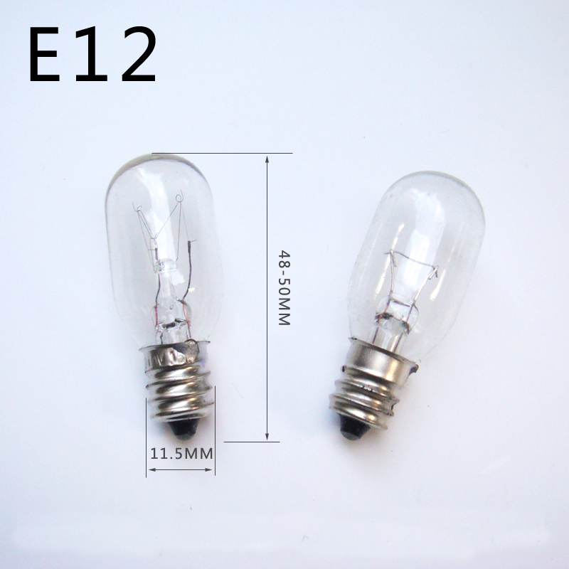 24V 30V 110V 220V E12 インジケーター電球 E12 5W 8W 10W 15W スクリューマシン常夜灯ランプ 10 個