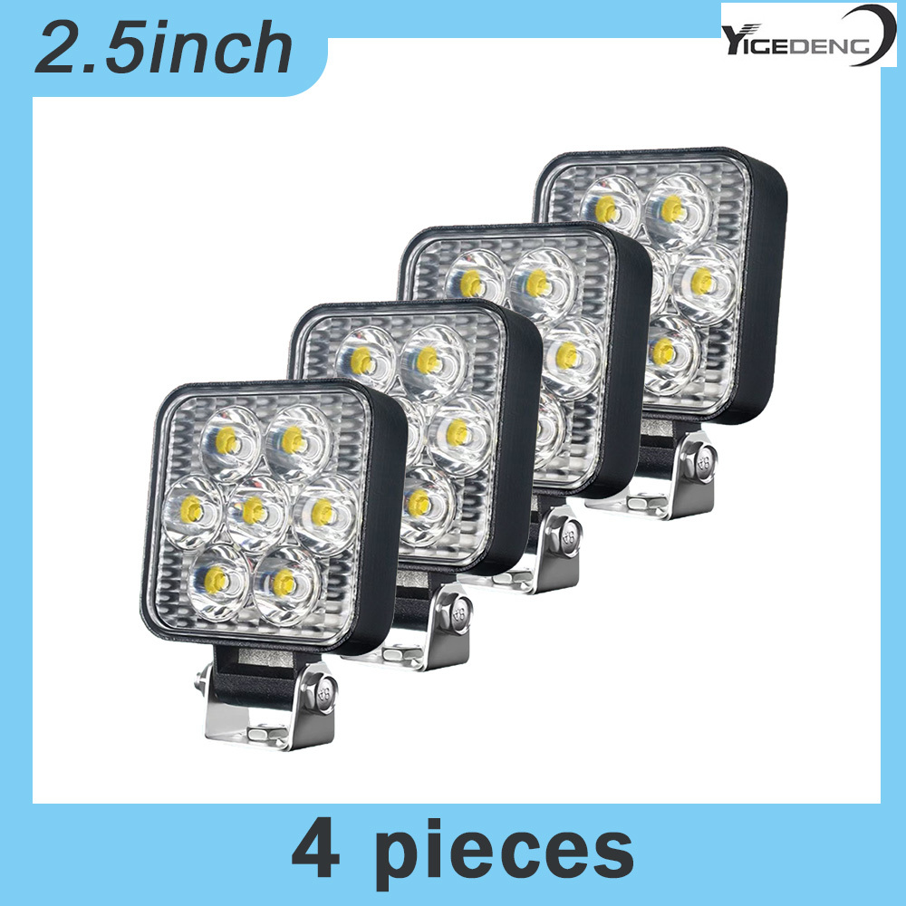 YIGEDENG-12V24V ミニ LED ライトバー防水ワークライト車のトラクターボートトラック 4X4 4WD SUV オフロード車 Barra LED ヘッドライト