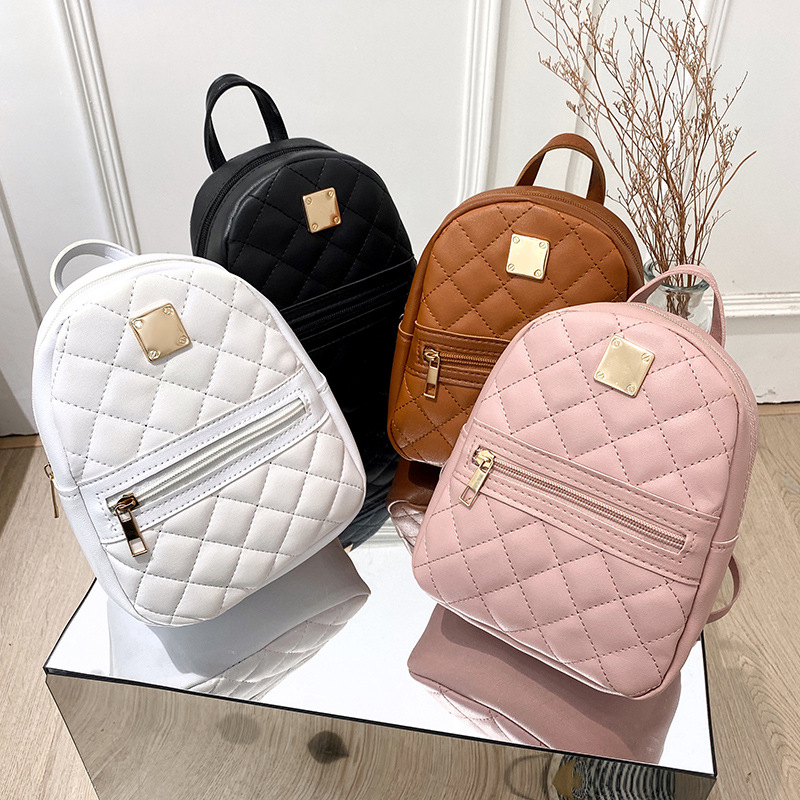 バックパック女性 Pu レザーショルダー小さなバックパック多機能レディース電話ポーチパックレディーススクールバックパックバッグ女性のための