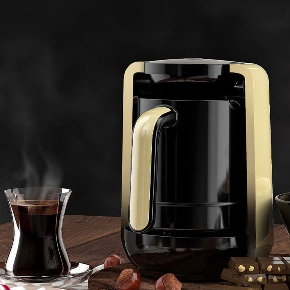 電気トルココーヒーメーカー自動ホットミルクポットモカコーヒーマシンポータブルコーヒーポットマシンカフェ