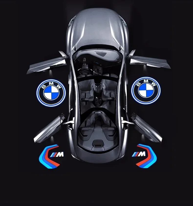 2/4 個 BMW X1-X6 シリーズ E81 E82 E87 E88 F20 F21 20-18 プロジェクター G11 G12 G30 G31 車 LED ウェルカムライトは適切なアクセサリー