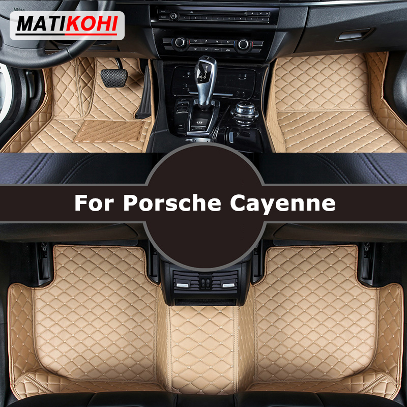 MATIKOHI カスタム車のフロアマットポルシェカイエン用自動車カーペットフットコシェ Accessorie