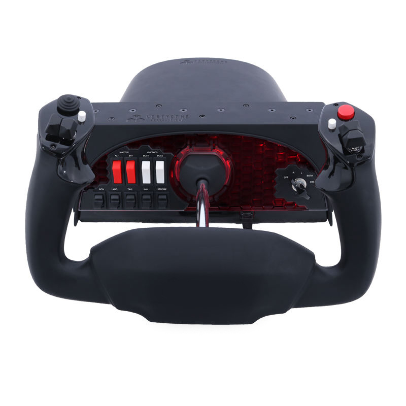 YOKE-PC バージョン ジョイスティック アルファ フライト ゲーム シミュレーション ジョイスティック ハニカム用、新しいフライト コントローラー