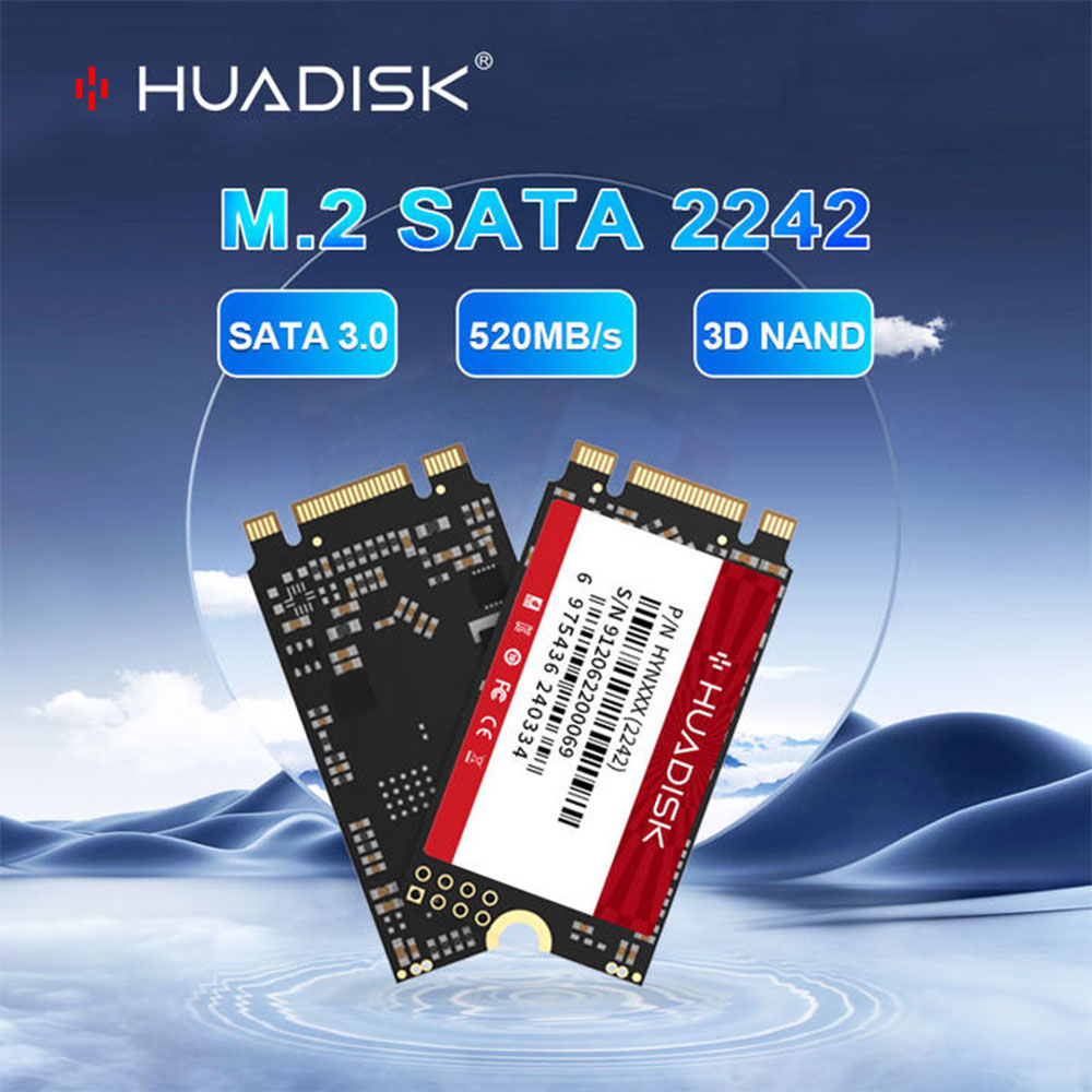 HUADISK M.2 SATA SSD 128 ギガバイト 256 ギガバイト内部ソリッドステートドライブ M2 NGFF 2242 1 テラバイト 2 テラバイト 512 ギガバイトハードディスクデスクトップ Thinkpad