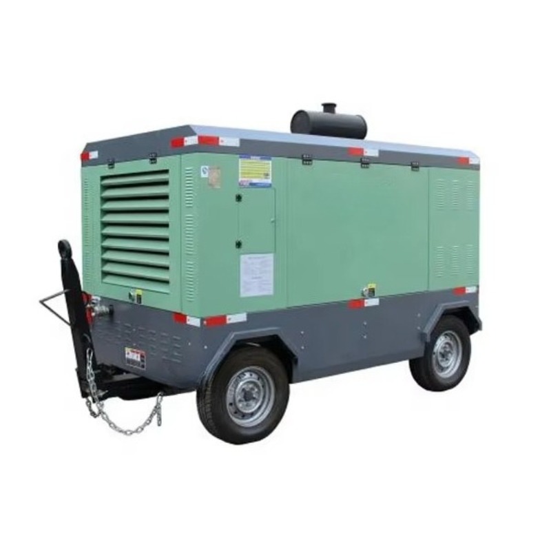 ディーゼルスクリューコンプレッサー 20-22m3/min 22-18Bar 191kW 井戸掘削および DTH リグ用