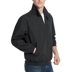 New Men's Fashion Stand-Collar Trench Coat—100% Cotton, Lightweight and Warm, Solid Colors and Patterns—Men's Trench Coat