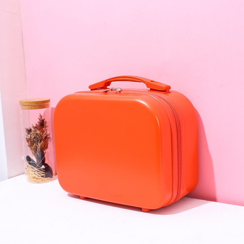 女性 14 インチ小型スーツケース化粧品 ABS スーツケースミニポータブルハード荷物新入生ライト搭乗スーツケース