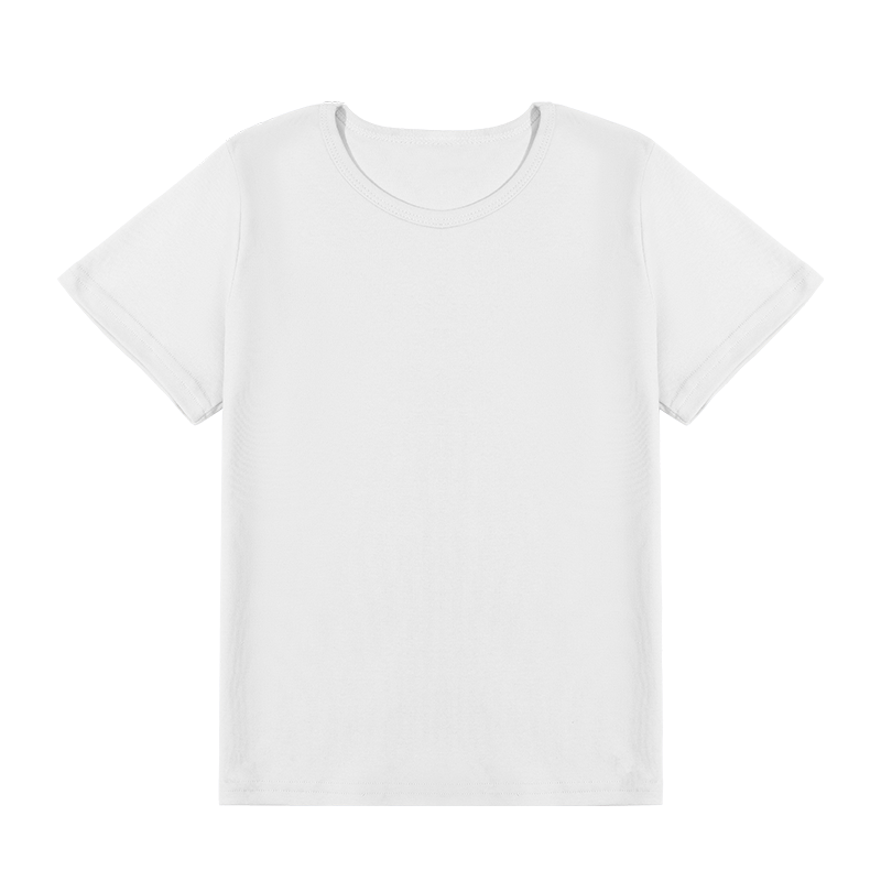 綿 100% ソリッドカラーカジュアルスタイルキッズ半袖 Tシャツ男の子と女の子白半袖サマートップス赤ちゃん用