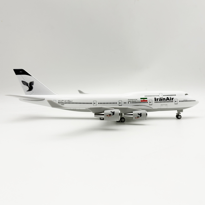 30 センチメートル模型飛行機 B747 イラン航空樹脂子供のおもちゃの飛行機モデル 1/250 スケール航空機ダイキャストコレクションディスプレイギフト男の子のための