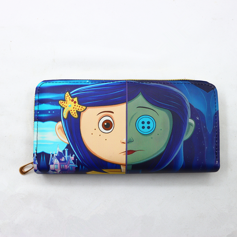 ファッションコララインジッパー財布レディース長財布ハンドバッグ小銭入れカードホルダー PU 札入れ財布
