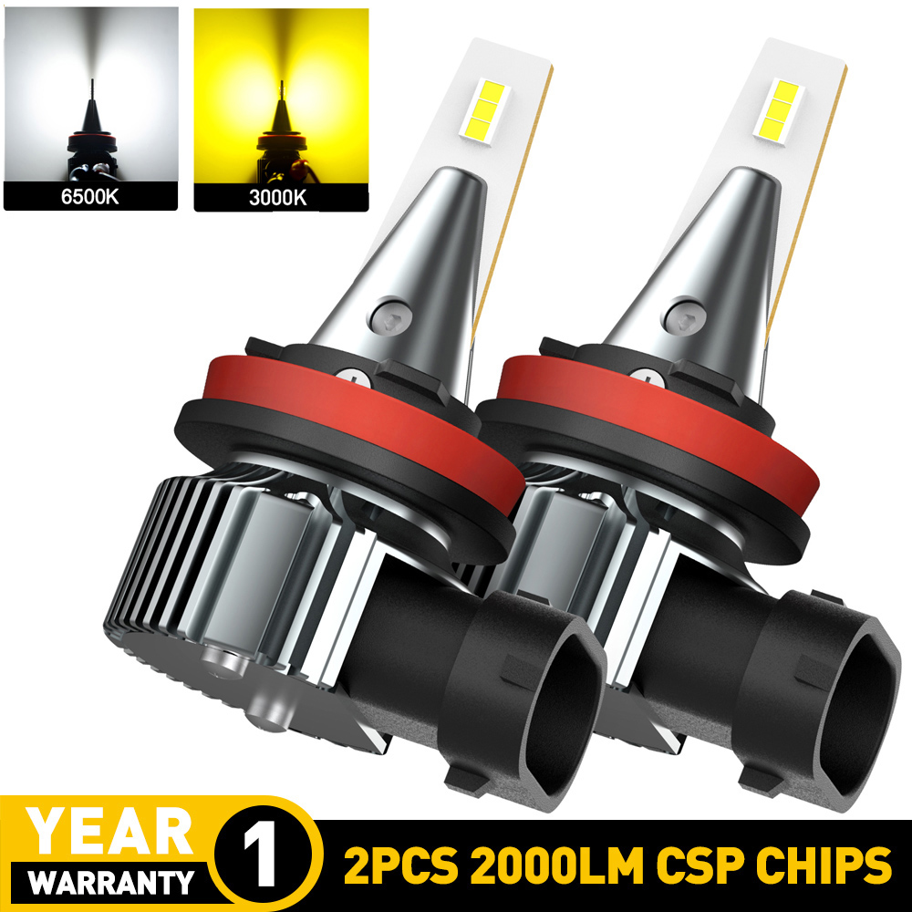 2 個 9006 HB4 LED Canbus フォルクスワーゲン BMW アウディ H8 H11 H10 H16 LED 電球 CSP 車フォグランプ DRL H27 881 880 PSX24W LED オートランプ