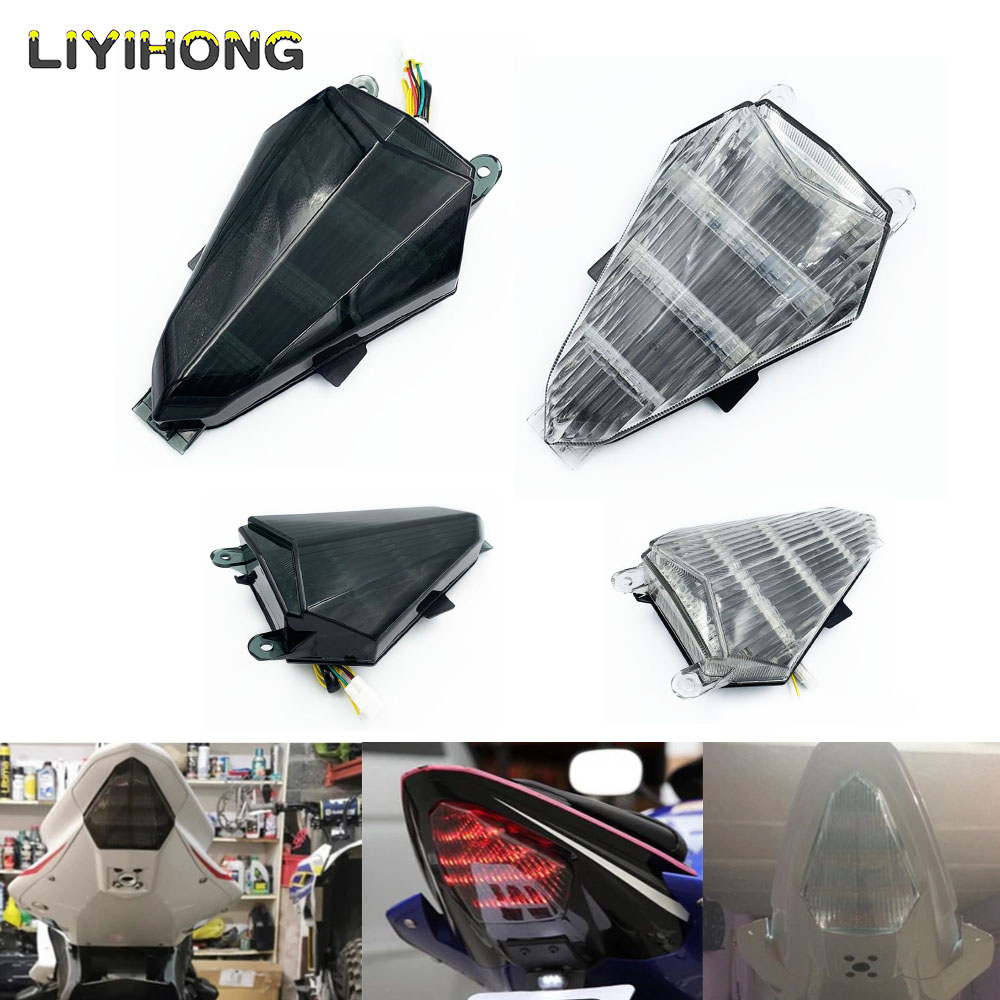 オートバイライトヤマハ YZF R6 YZF-R6 06-07 修正された LED テールライトオートバイブレーキライト LED ウインカーアクセサリー