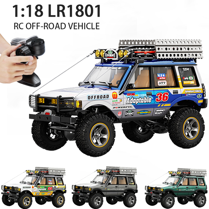LR1801 プロフェッショナル RC カー 1/18 フルスケールオフロードクローラー 8 キロ/H 2.4 グラム 4WD リモートコントロールおもちゃの車モデル屋外大人のギフト