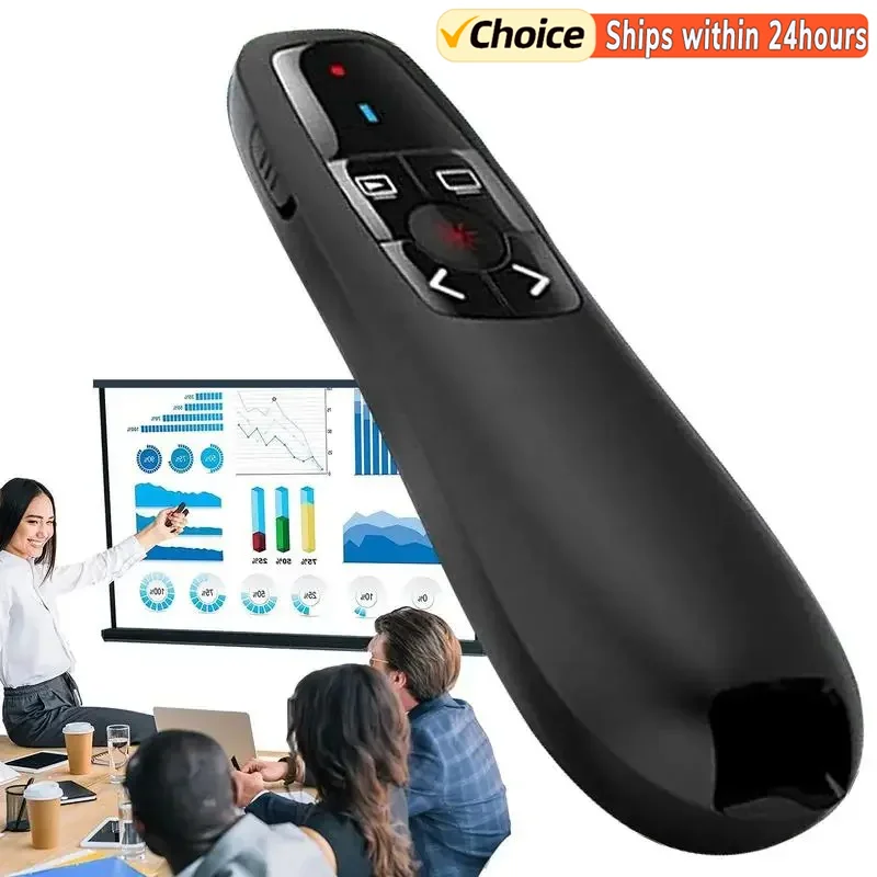 2024 新 2.4 GHz ワイヤレスパワーポイントペンプレゼンテーションクリッカー USB リモコンフリッププレゼンターポインター PPT スライドアドバンサーペン