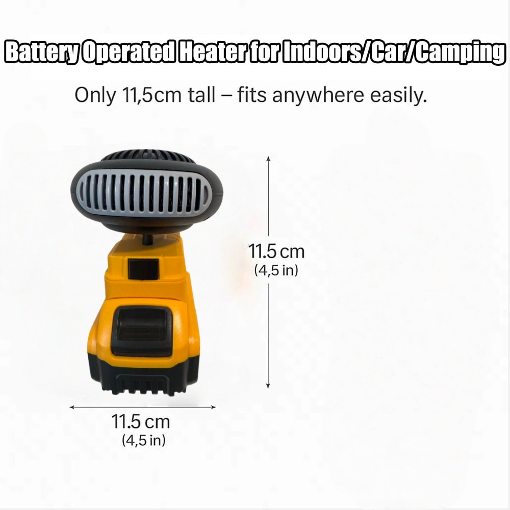 Dewalt 20V ポータブルリチウム電力温風送風機ファンヒーターホット