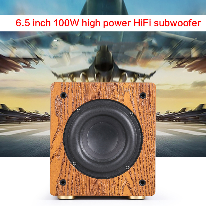 100 ワット 6.5 インチ高出力サブウーファースピーカーホームパッシブサブウーファーオーディオ DIY ホームシアター HiFi フィーバー大型磁性鋼スピーカー