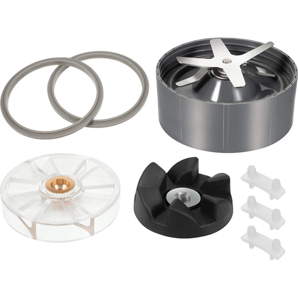 Nutribullet 600W 900W ブレンダー用ブレンダー交換部品 8 個、アイスブレード/ゴムシールガスケット/ショックパッドなど付き