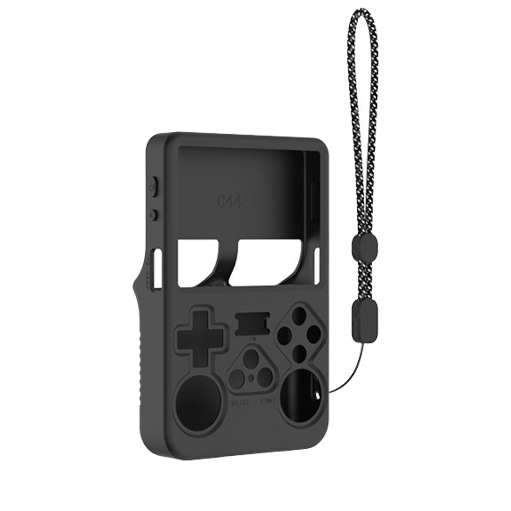 R36s用シリコンケース、傷防止収納ボックス、ソフトシェル、R36S携帯ゲーム機用シリコン保護カバー（ストラップ付き）