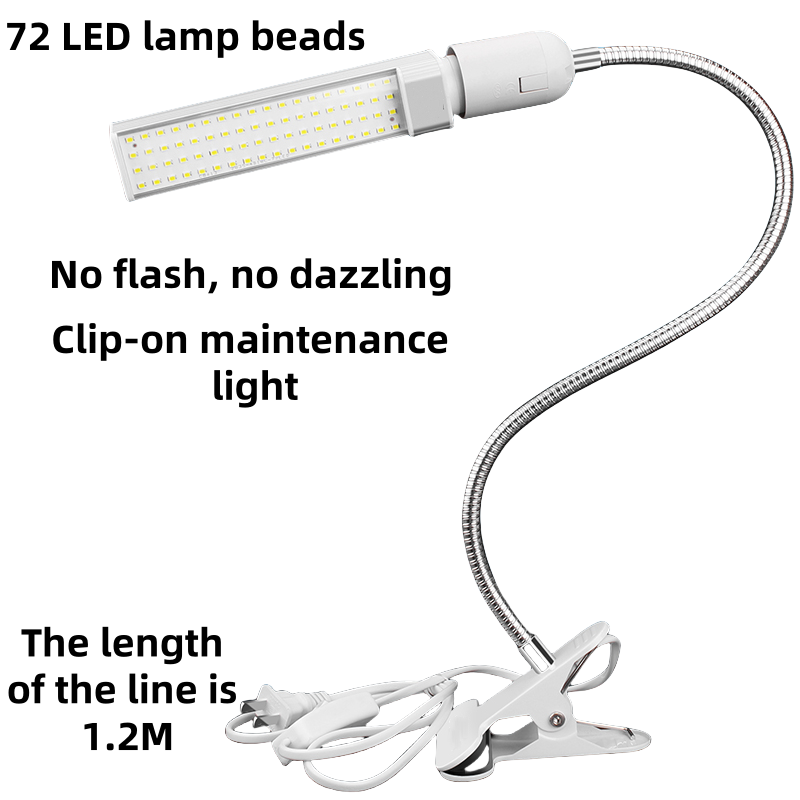 LED maintenance desk lamp mobile phone welding mechanic workbench clip spotlight manicure 24W super bright bright light