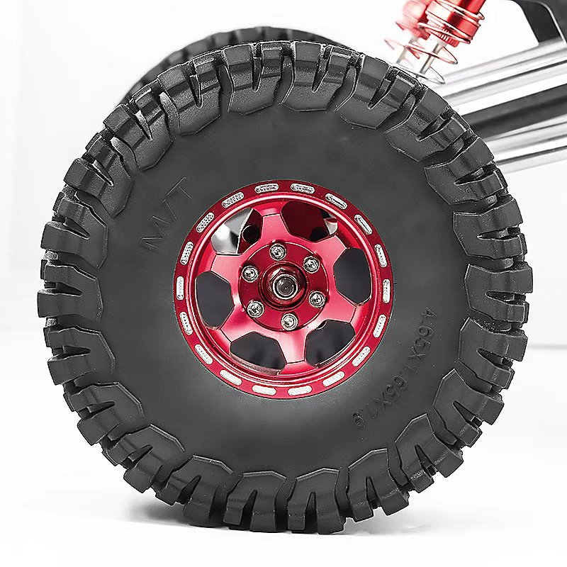 1.9 インチ CNC アルミ合金ホイールリム Traxxas TRX4 軸 SCX10 YIKONG 4102 D90 1/10 スケール クローラー金属アップグレード部品 Weig