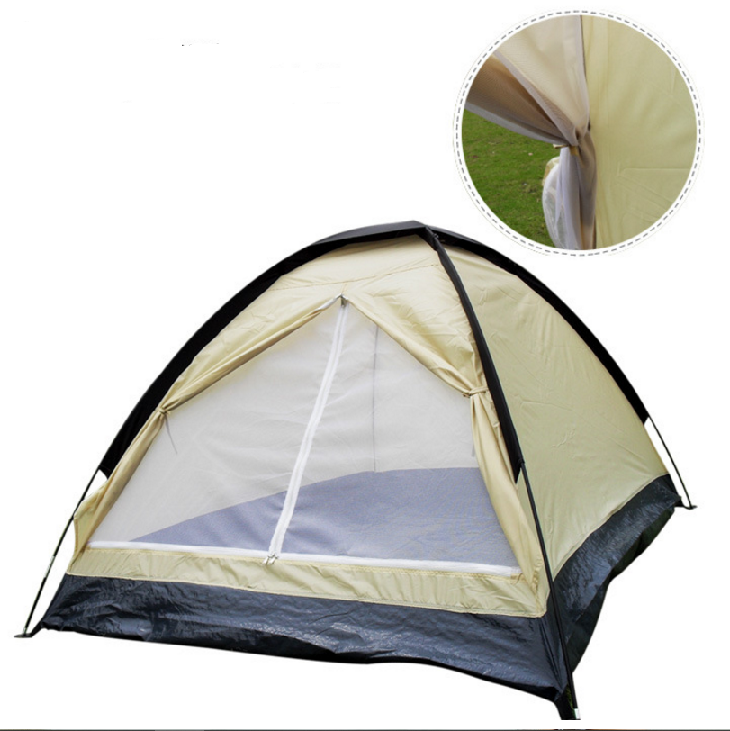 キャンプ用品 2人用マウンテンキャンプテント 折りたたみハウステント アウトドアキャンプハイキング釣り用 キャリーバッグ付き