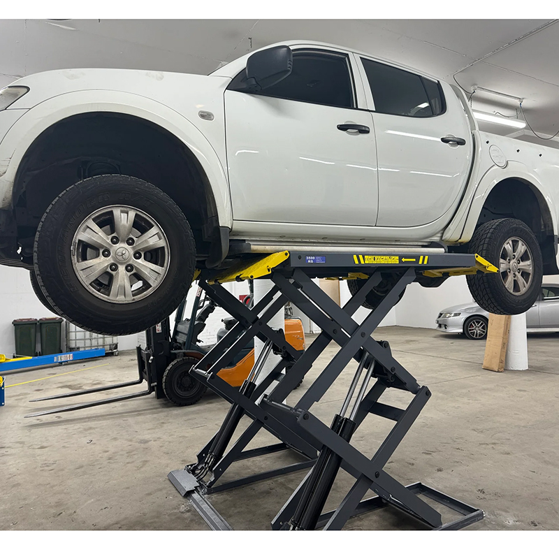 Daxlifter 良質 3.5 トン油圧自動昇降システム超薄型シザー車ホイスト