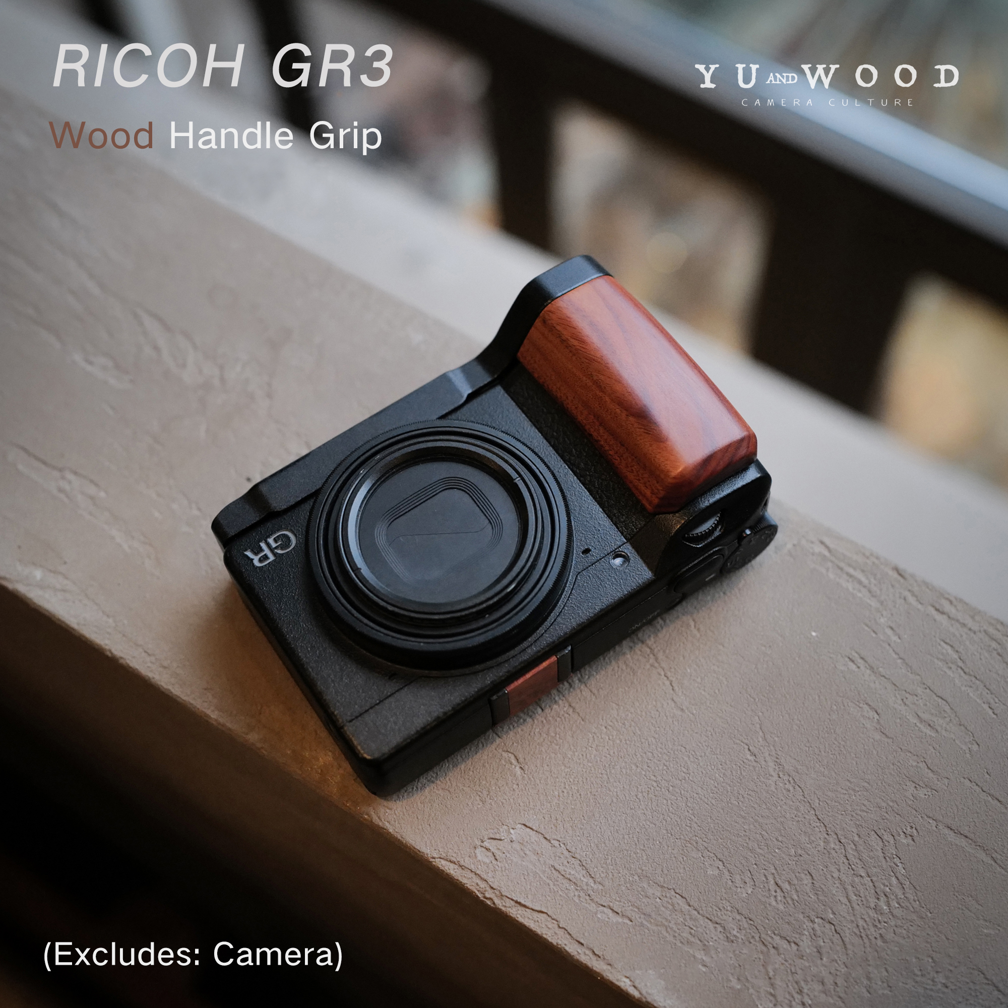 木製ハンドグリップ L ホルダー RICOH GR3 GR3X HDF カメラ用クイックリリース L プレートブラケットホルダー超軽量合金ベース