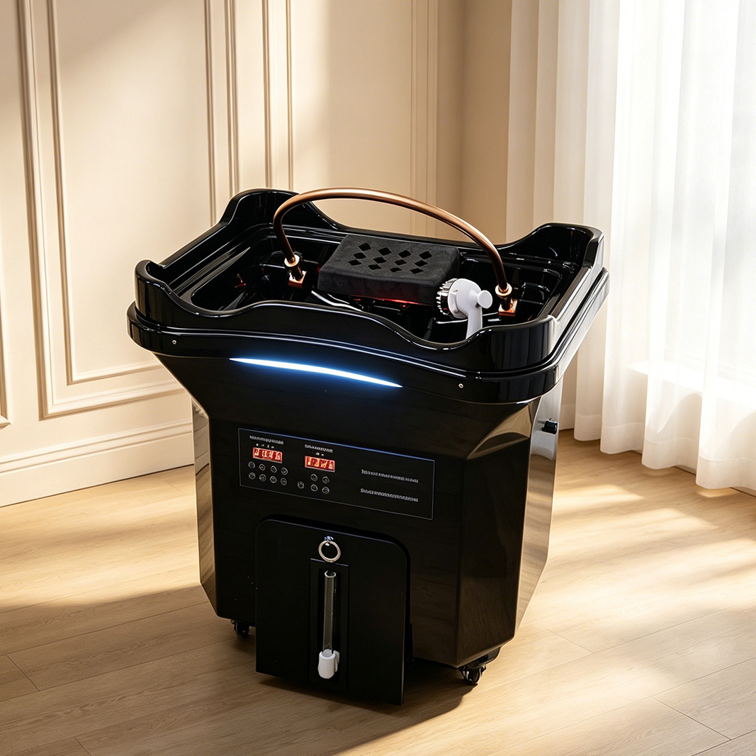 Head SPA シャンプー台 60L 貯水タンクと給湯器付き、水道管接続不要