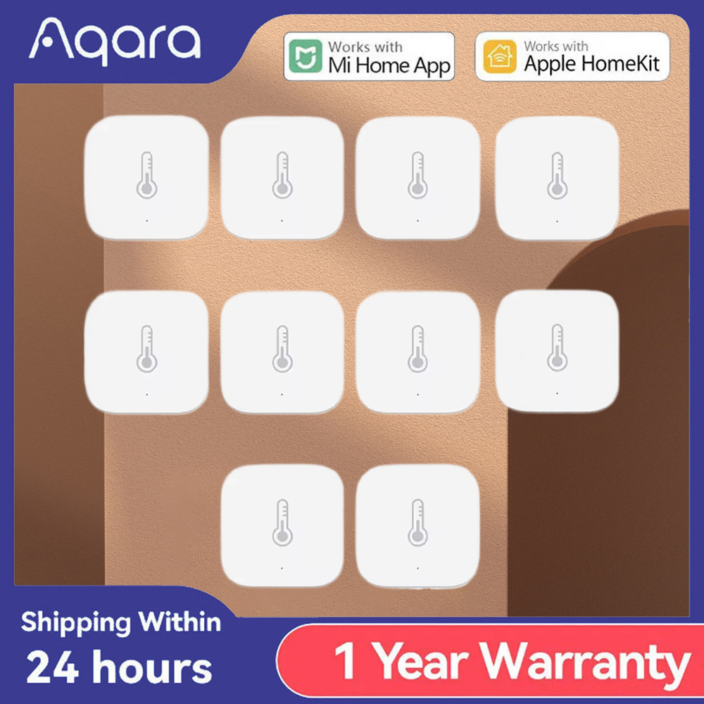 オリジナル aqara 温度と湿度センサー Zigbee スマート気圧環境センサースマートホーム mi ホームホームキットアプリ