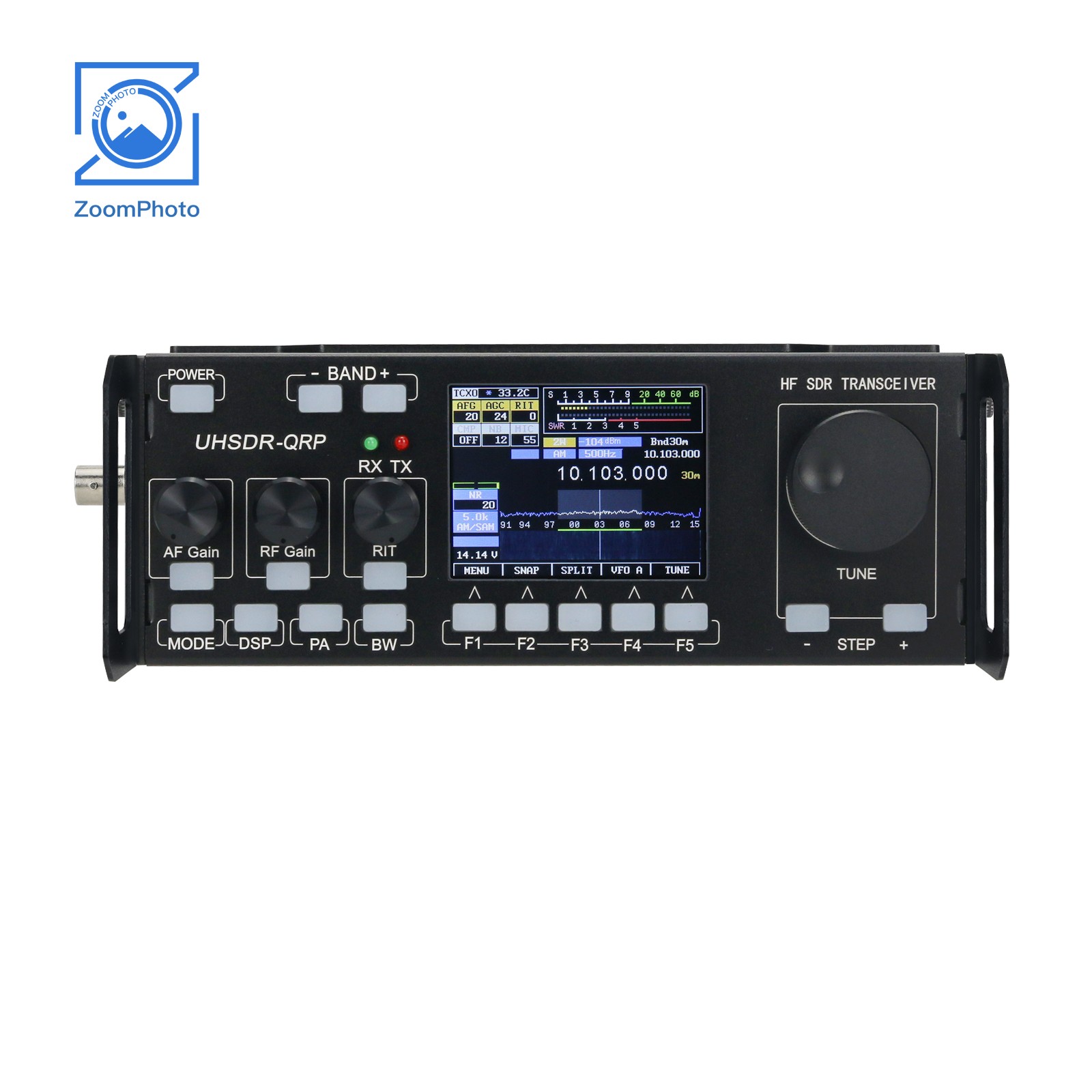 HamGeek MCHF V0.6.3 SDR HF QRP トランシーバーポータブル小型アマチュアアマチュア無線緊急通信機器