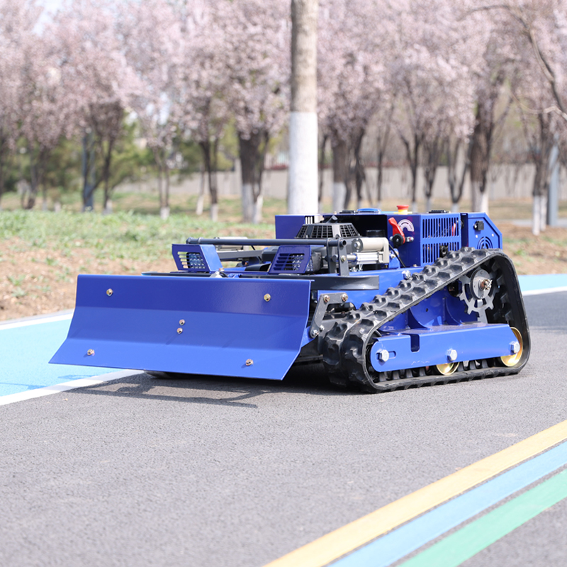 カスタマイズされた厳格な品質の選択完全に適応リモートディーゼルクローラ芝刈り機荒地山の斜面オールラウンド埋め立て