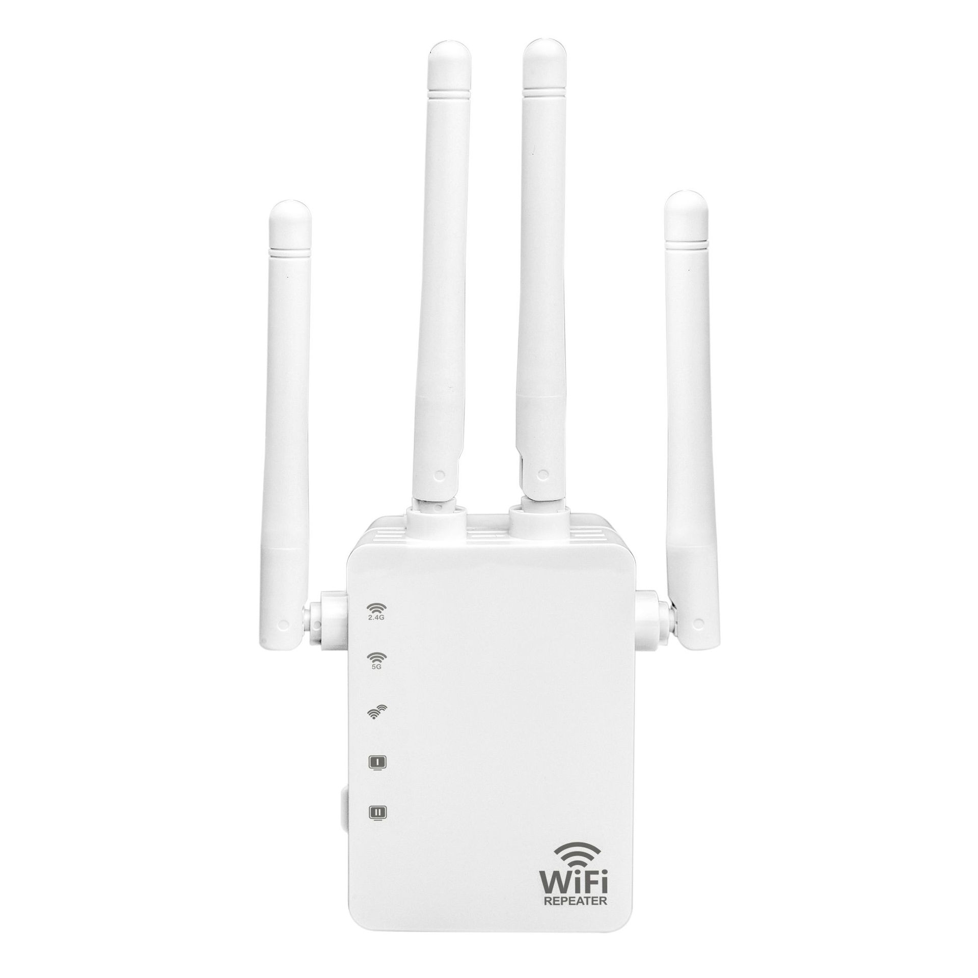 1200Mbps 5Ghz WiFi リピーター デュアルバンド WiFi エクステンダー 2.4G/5GHz Wi-Fi 信号ブースター ルーター ネットワーク アンプ