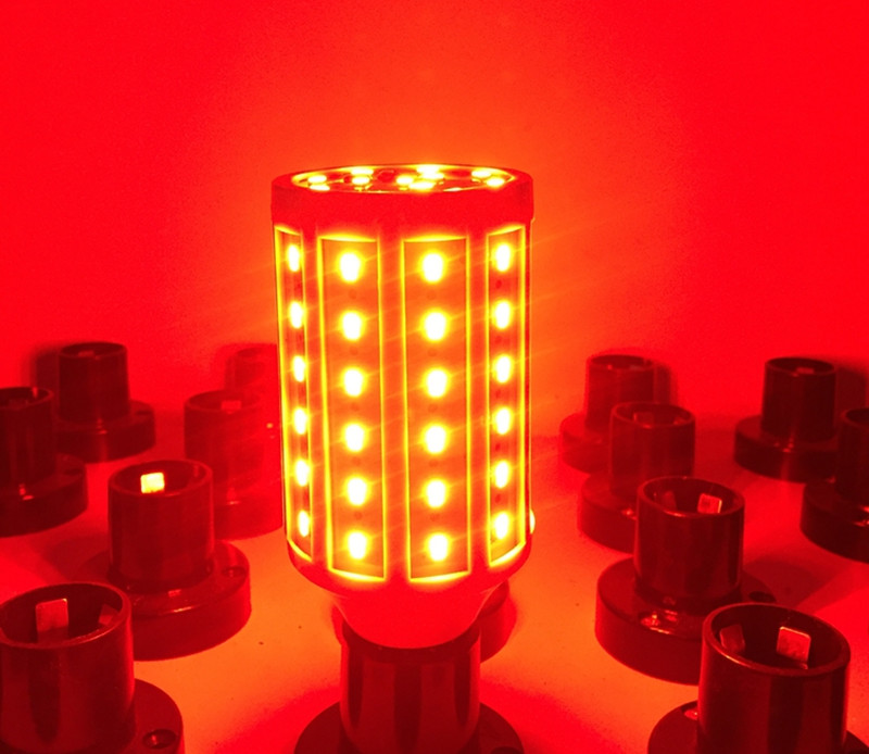 LED 成長ライト赤青緑コーンライト E27 B22 電球 AC110V 220V DC12V 24V 36V 48V 60V SMD 5730 温室用成長ランプ