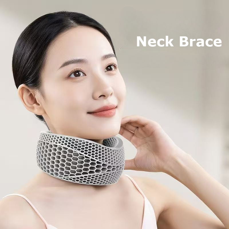 首の痛みとサポートのための TPE ネックブレース、ソフトネックサポート、女性、男性の脊椎の痛みの圧力を軽減します。
