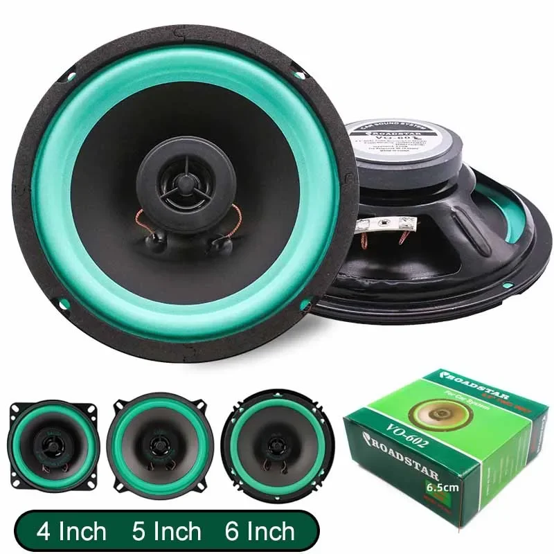 4/5/6.5 インチ車のスピーカー同軸サブウーファーユニバーサル自動車オーディオ HiFi 音楽フルレンジ周波数カーステレオスピーカー