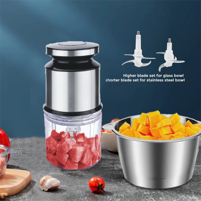 電気キッチンミキサー 600 ミリリットル食品チョッパー 300 ワットキッチンガジェット食品の準備キッチンガジェット家電肉グラインダー