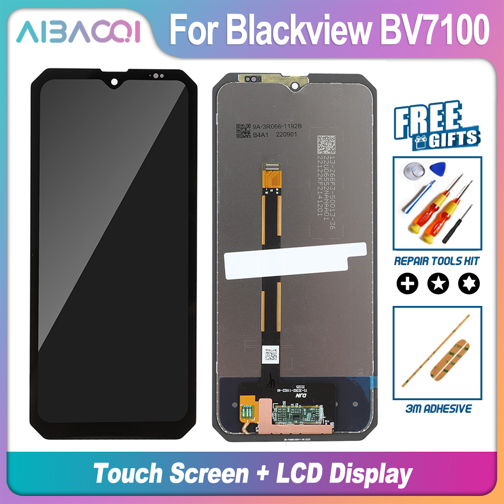 6.58 インチオリジナル新 Blackview BV7100 タッチスクリーン 2400 × 1080 Lcd ディスプレイデジタイザアセンブリ