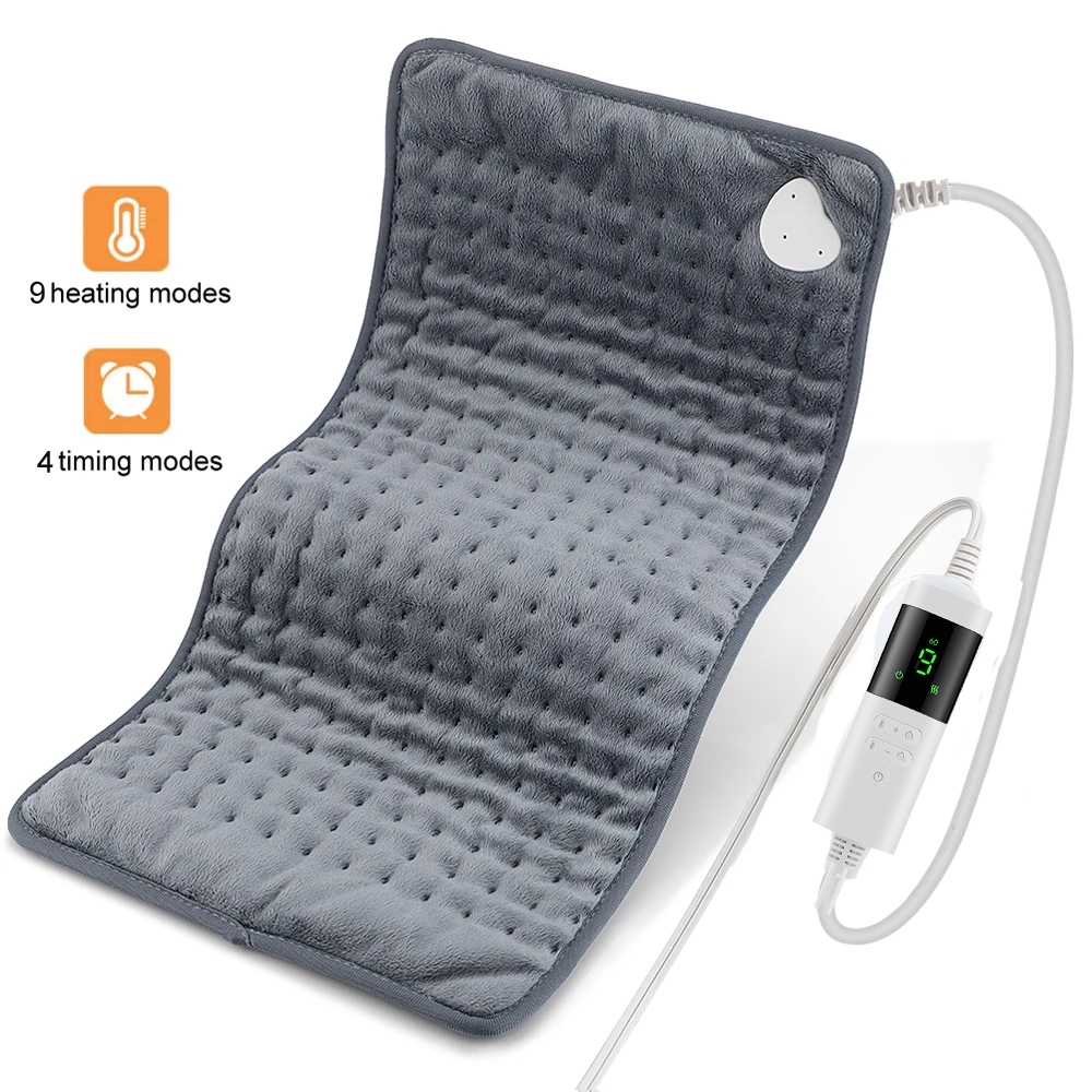 60*30 センチメートル電気加熱パッドマッサージャーボディ腹部バック冬ウォーマーブランケットサーマルマッサージマット