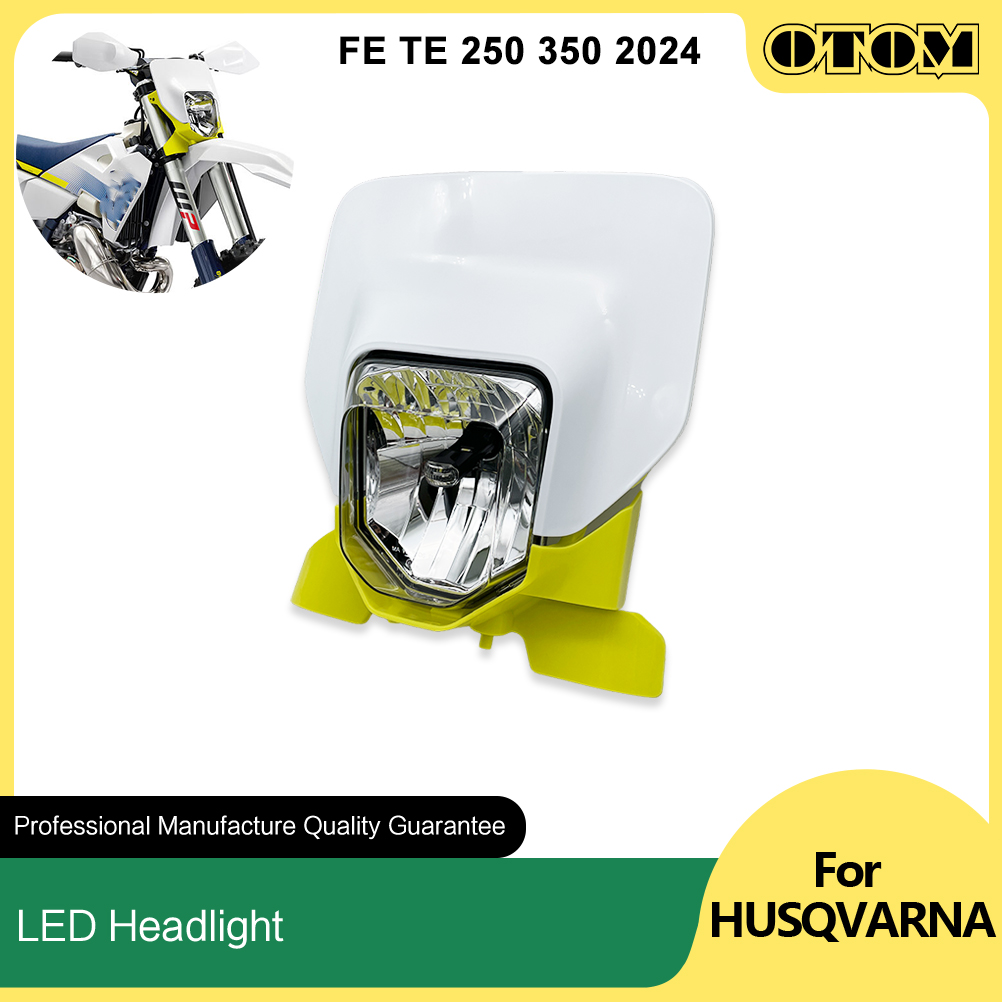 OTOM 2024 オートバイ LED ヘッドライトアセンブリヘッドランプヘッドライトランプハスクバーナ FE250 FE350 FE450 TE150 TE300 アクセサリー