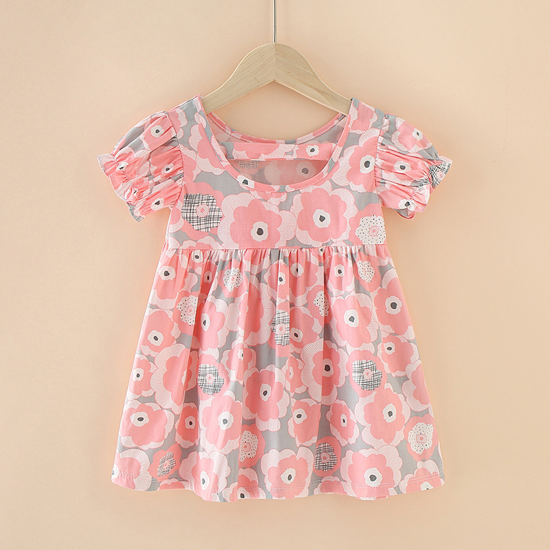 夏の女の赤ちゃんドレスかわいい 1-5 Y 女の赤ちゃんドレスブティックベビー服卸売良い価格