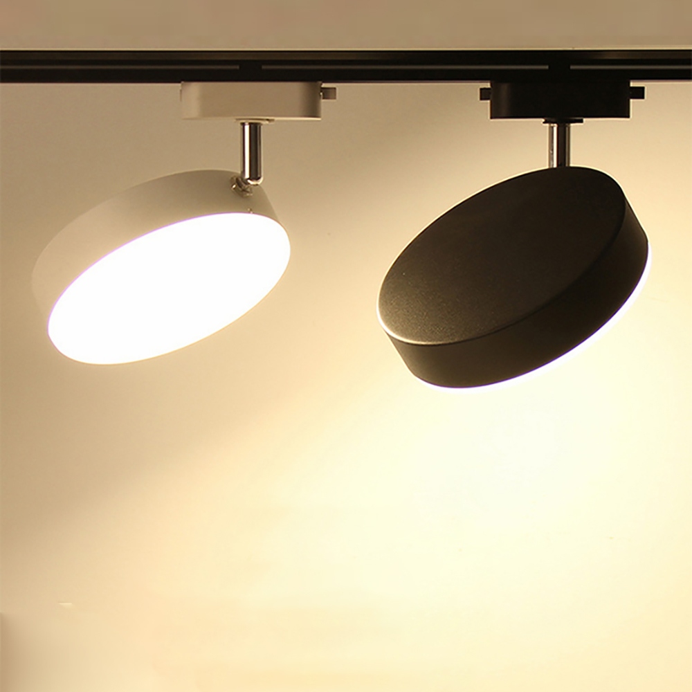 2 ワイヤーセット LED トラックライト AC220V-240V 12 ワット 18 ワット 24 ワット黒アルミトラック照明レールスポット Led 家庭用キッチン衣料品店