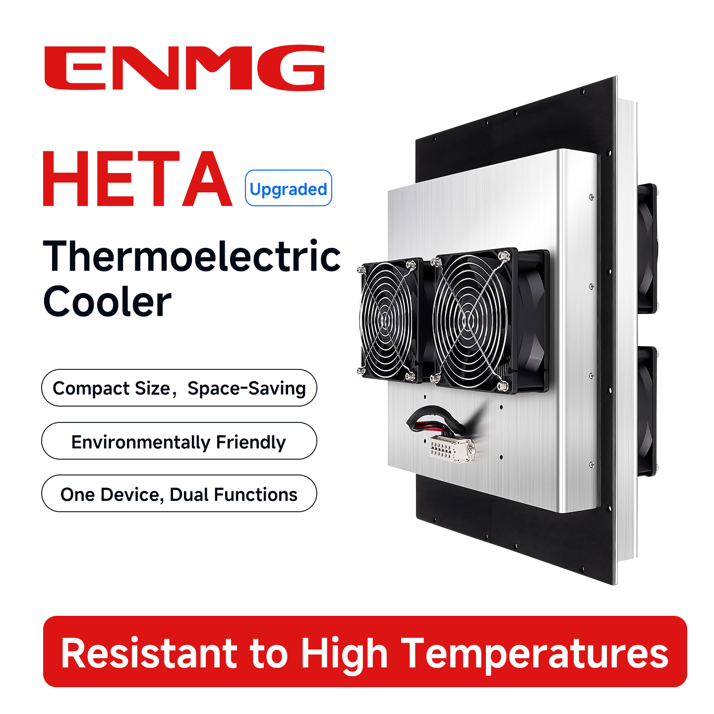 ENMG HETA 半導体クーラーペルチェキャビネットエアコン 50W-720W 産業用制御パネル冷却ファングリーンデザイン