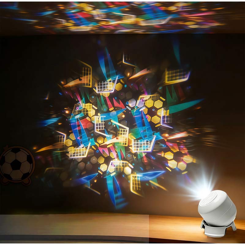 ダイナミック回転 LED プロジェクターライトナイトライトプロジェクター充電式 360 オーシャンナイトライト LED 雰囲気ランプ寝室用