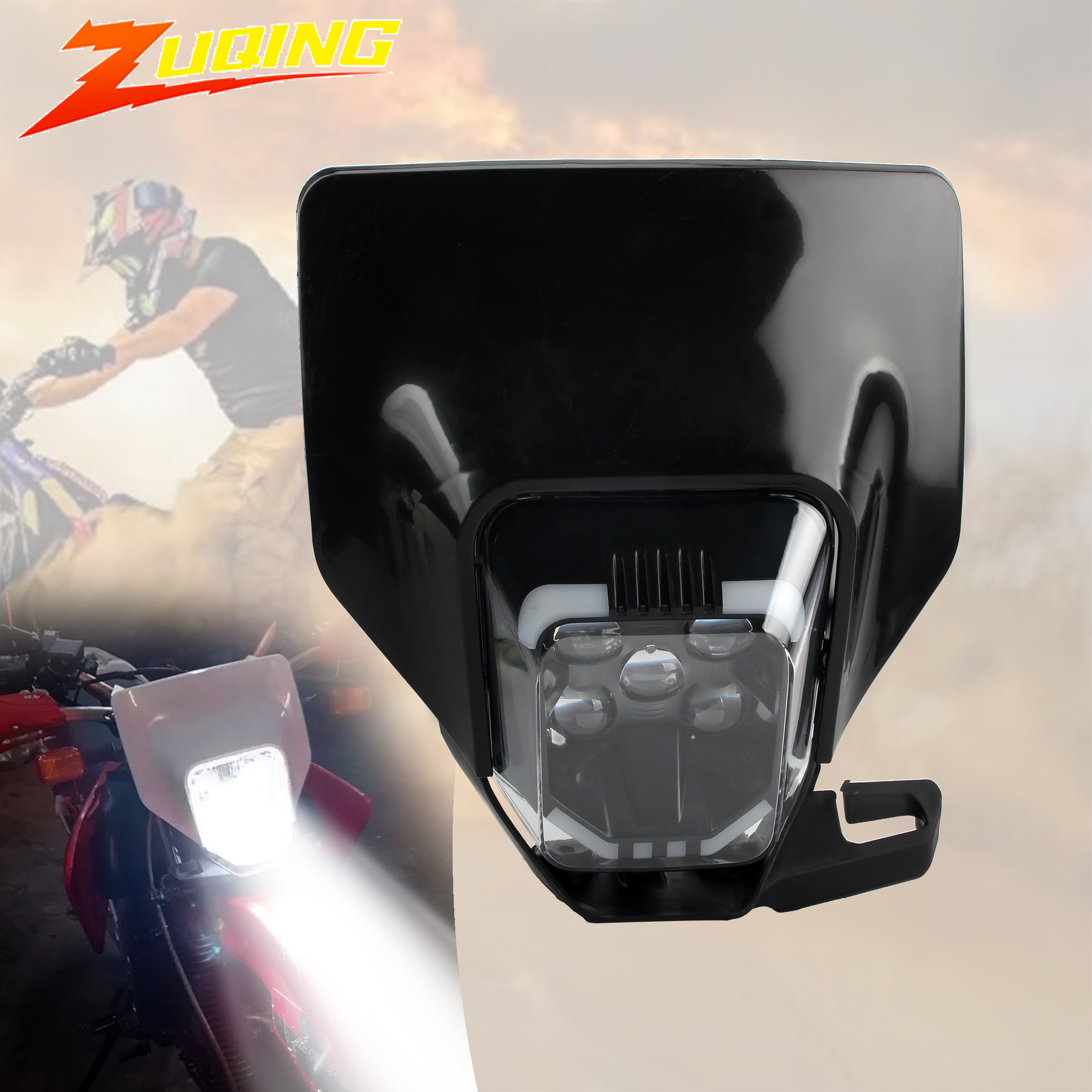 ハスクバーナ TE FC FE TC 125 300i 250 300 450 701 オートバイヘッドライト LED 芯フェアリングアクセサリーエンデューロダートバイクモトクロス