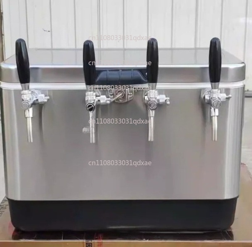 ポータブルステンレス鋼ビールディスペンサー屋外モバイルドラフトビールマシンホームバー醸造機器
