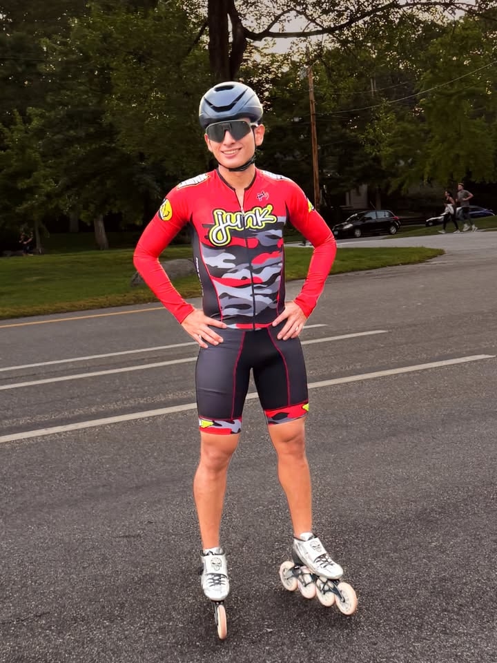 大人と子供プロチームスケートスーツスキンスーツインラインローラースケートスピードレースファストスケート Ciclismo スケートジャンプスーツ 2026