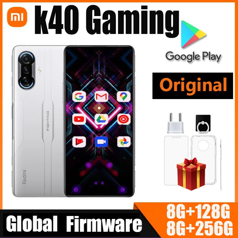 オリジナルスマートフォングローバル ROM Xiaomi Redmi K40 ゲーム Android 11 MIUI 12.5 オクタコア 67 ワット高速充電 5 グラム携帯電話