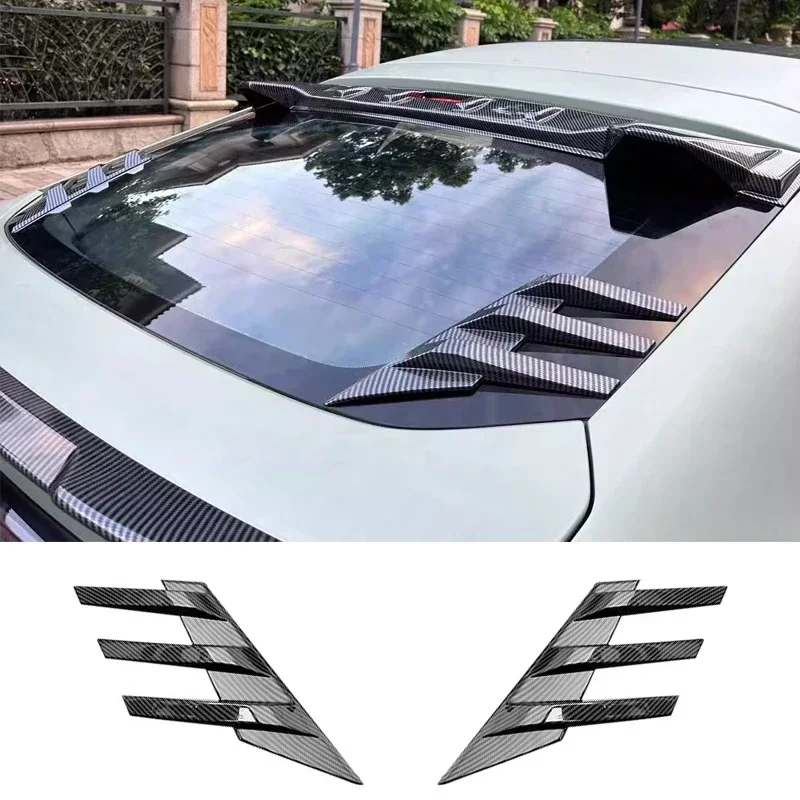Rear Windshield Side Spoiler for CHANGAN UNI-V Exterior Decorative Rear Wing 2022 2023 Carbon Paint Accessories